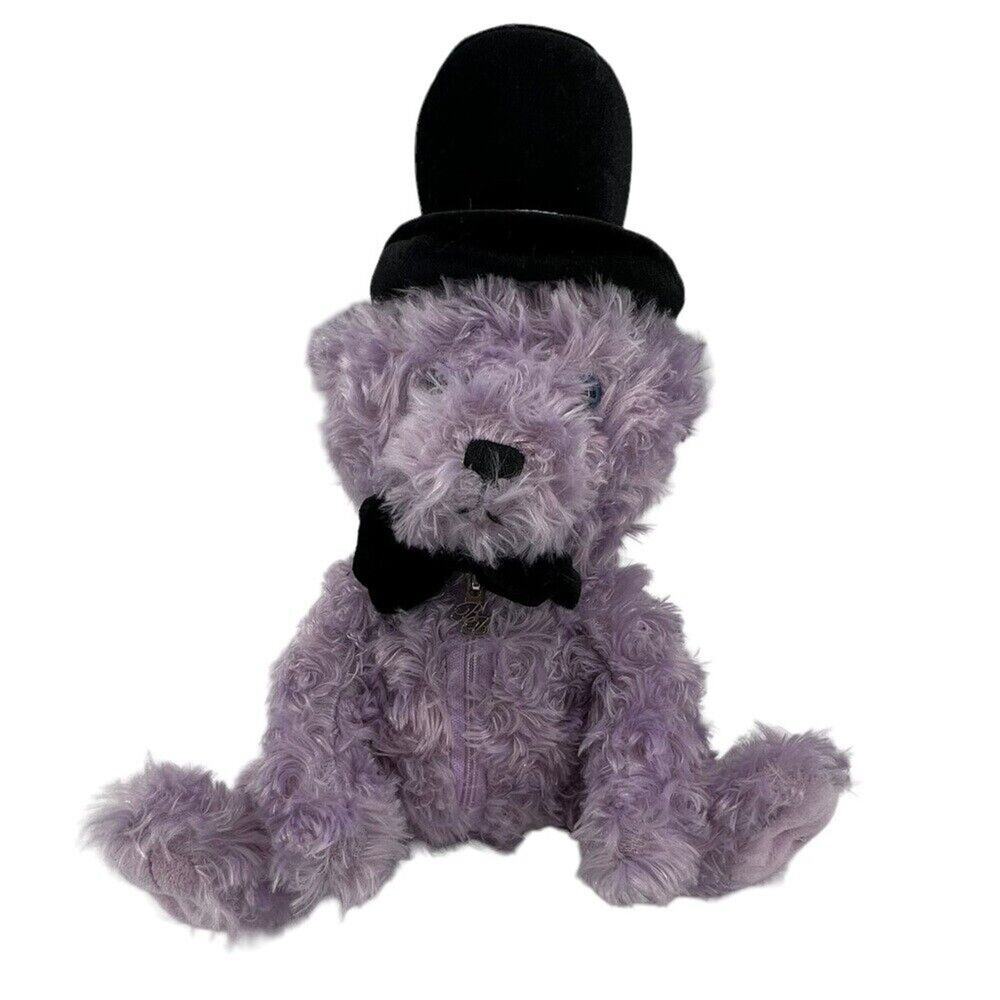 Ben Bridge Benny Bear 2022 Purple Top Hat Zip Compartment XXXVI Jewelry Gift